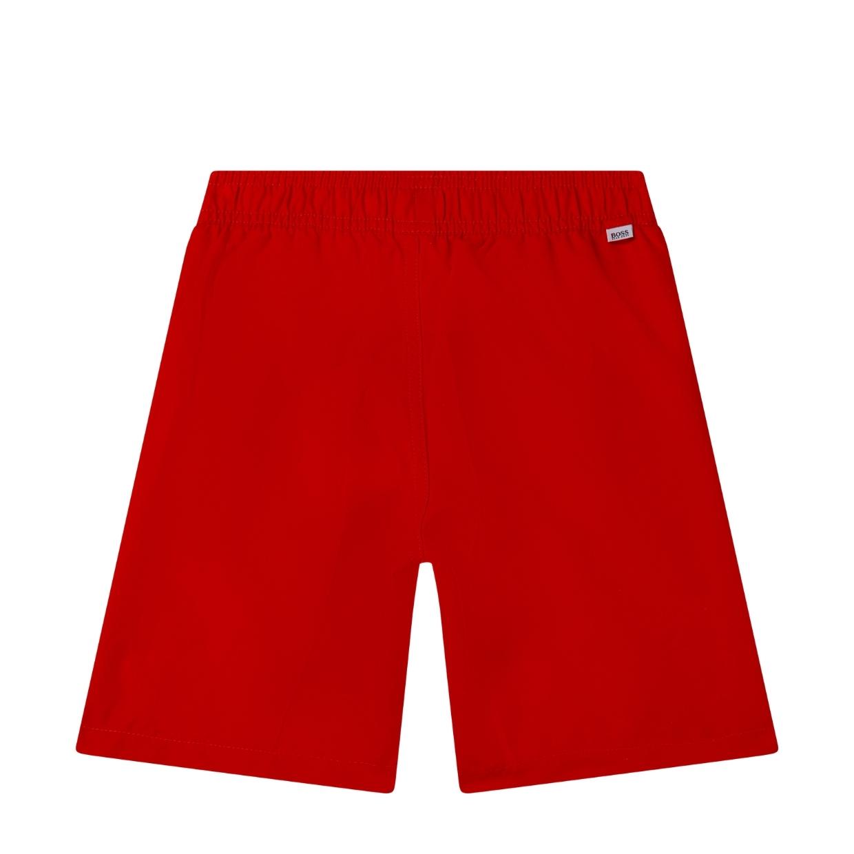 BOSS Kids Red Swim Shorts