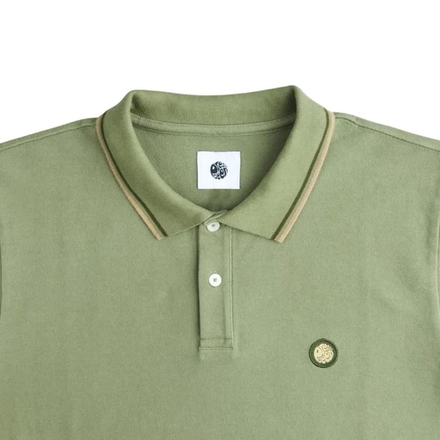 Pretty Green Khaki Barton Polo Shirt