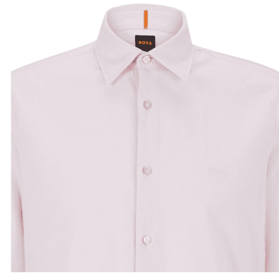 BOSS Rash Short Sleeve Pink Shirt