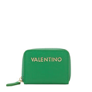 Valentino Bags Divina Verde Green Small Zip Round Purse