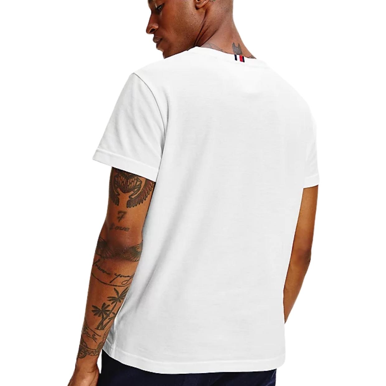 Tommy Hilfiger White Flex Logo T-Shirt