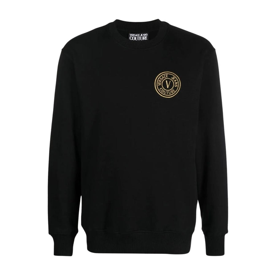 Versace Jeans Couture Embroidered V Emblem Logo Sweatshirt