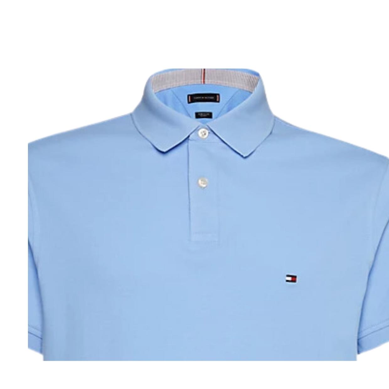 Tommy Hilfiger Vessel Blue Regular Fit Polo Shirt