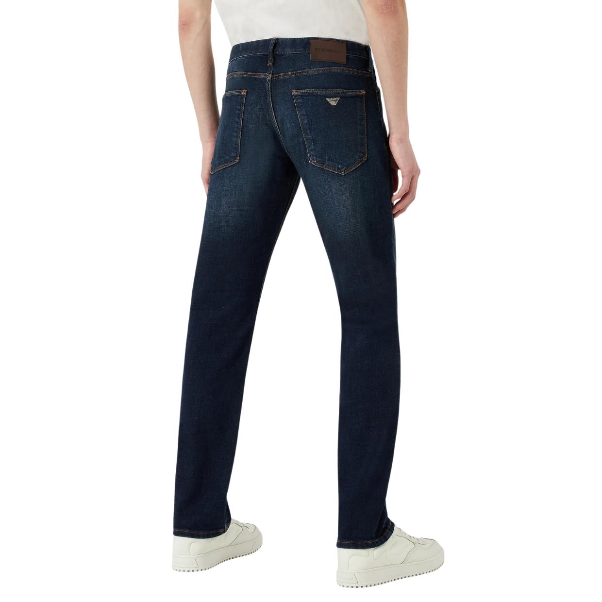 Emporio Armani J06 Slim Fit Dark Wash Denim Jeans
