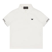 Emporio Armani Kids Embroidered Eagle Logo Polo Shirt