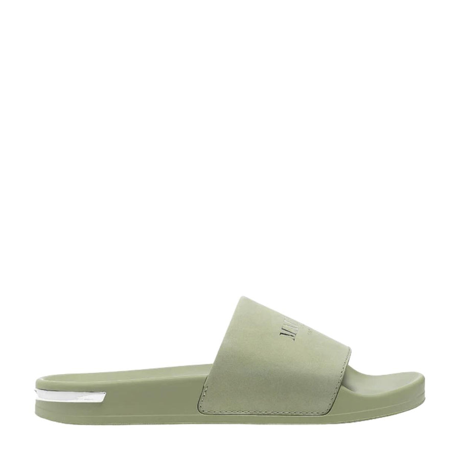 Miss Mallet Mint Green Nubuck Sliders