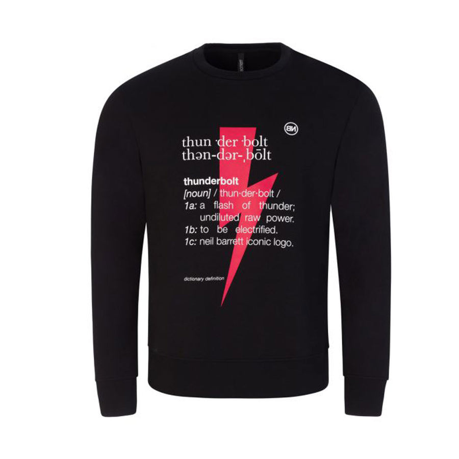 Neil Barrett Black Definition Series Sweatshirt