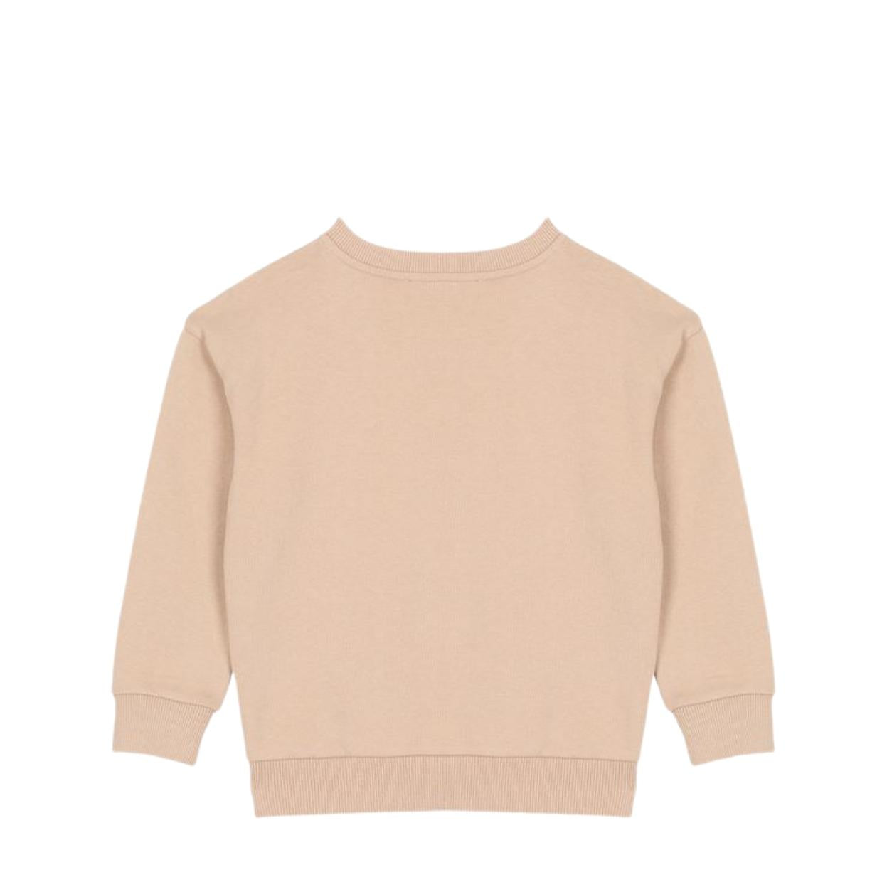 Balmain Kids Beige Logo Sweatshirt