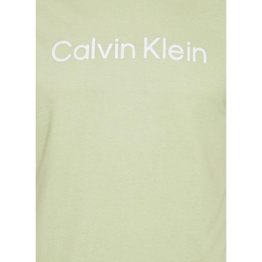 Calvin Klein Striped Logo Green T-Shirt