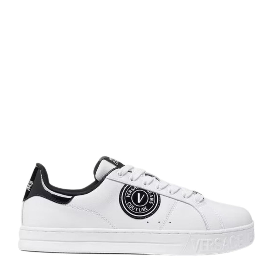 Versace Jeans Couture V-Emblem Court 88 White Trainers