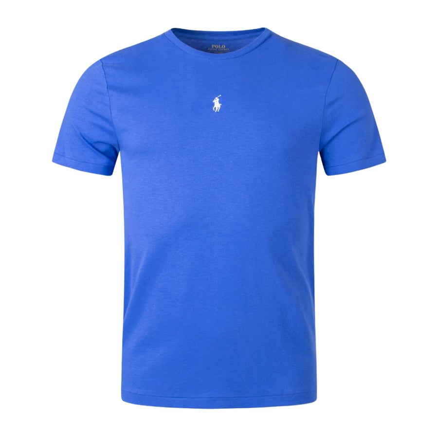 Ralph Lauren Logo Custom Slim Fit Royal Blue T-Shirt