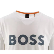 BOSS Printed Logo Thinking White T-Shirt