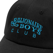 Billionaire Boys Club Gentleman Logo Curved Visor Black Cap