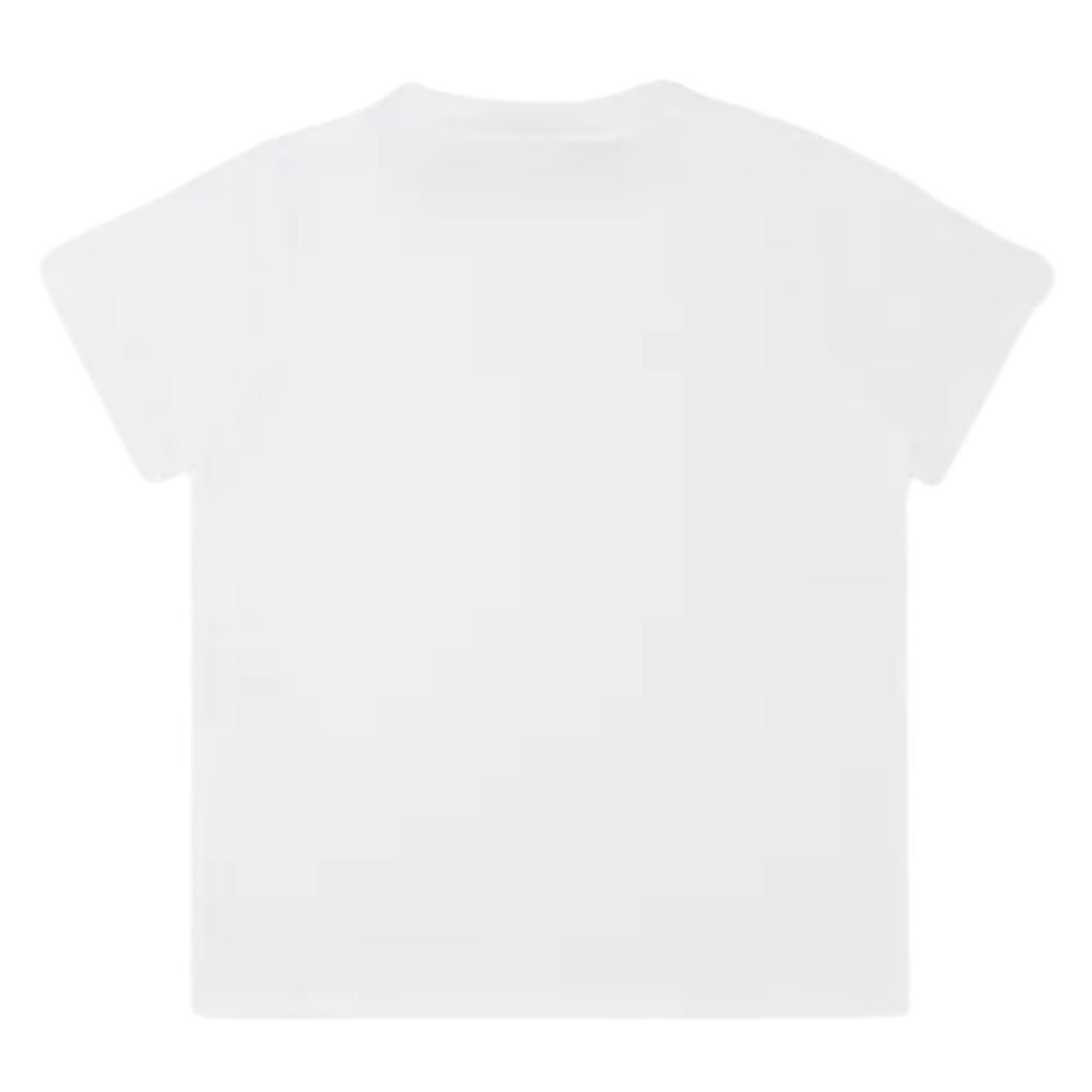 Emporio Armani Kids Printed Logo White T-Shirt