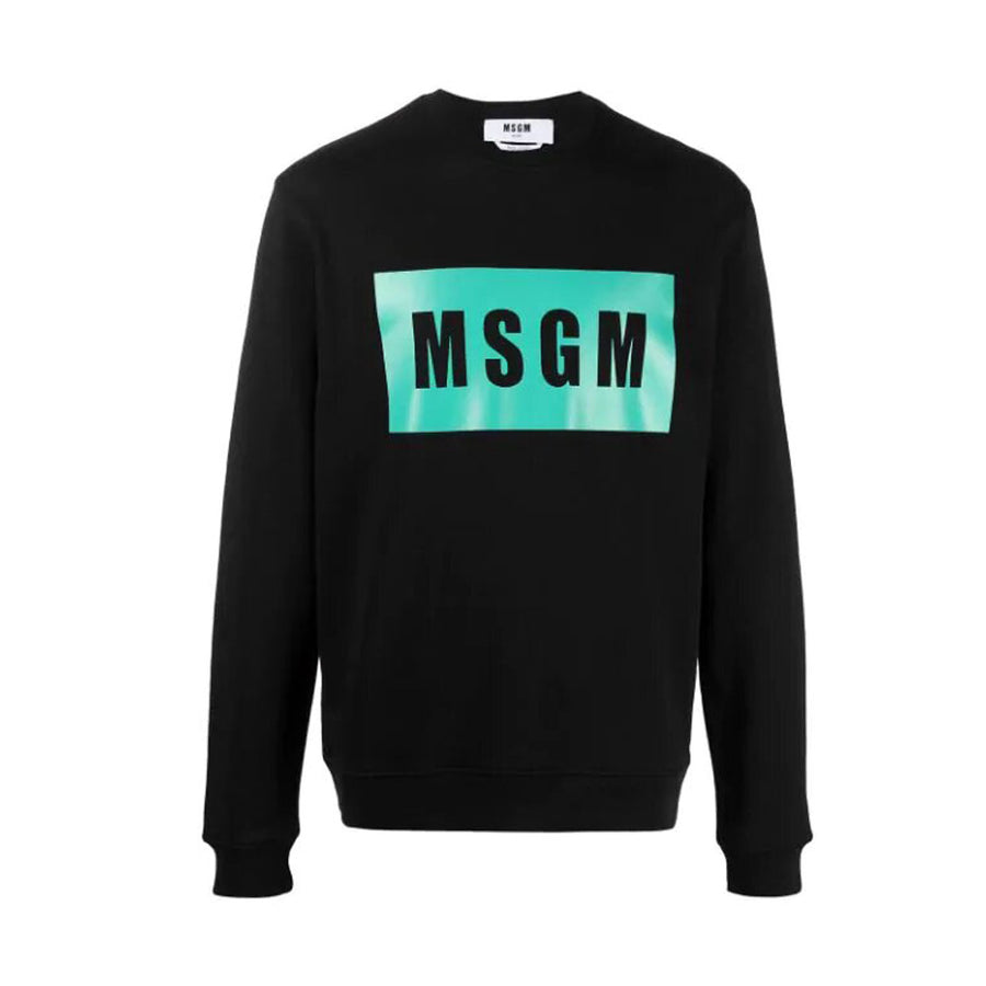 MSGM Regular Sweatshirt With Logo Box