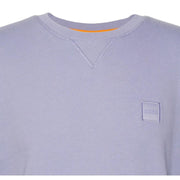 BOSS Logo Patch Westart Lilac Sweatshirt