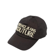 Versace Jeans Couture Embroidered Logo Black Baseball Cap