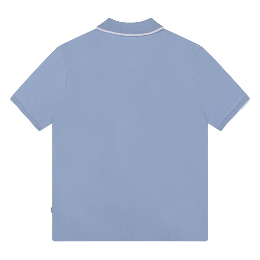BOSS Kids  Logo Sky Blue Polo Shirt