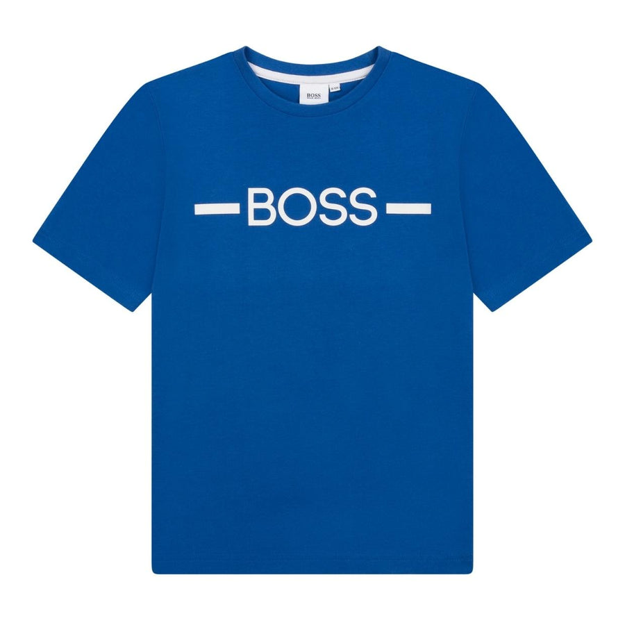 Boss Kids Blue Logo T-Shirt