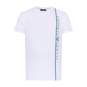 Emporio Armani Bodywear Underlined Logo White T-Shirt