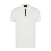 Emporio Armani White Slim Fit Polo Shirt
