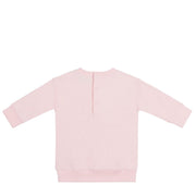 Moschino Baby Pink Diamante Logo Sweater Dress