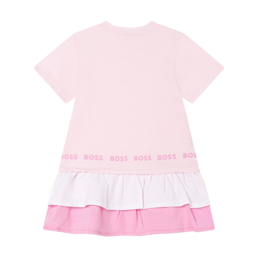 Boss Baby Pink Frill Dress