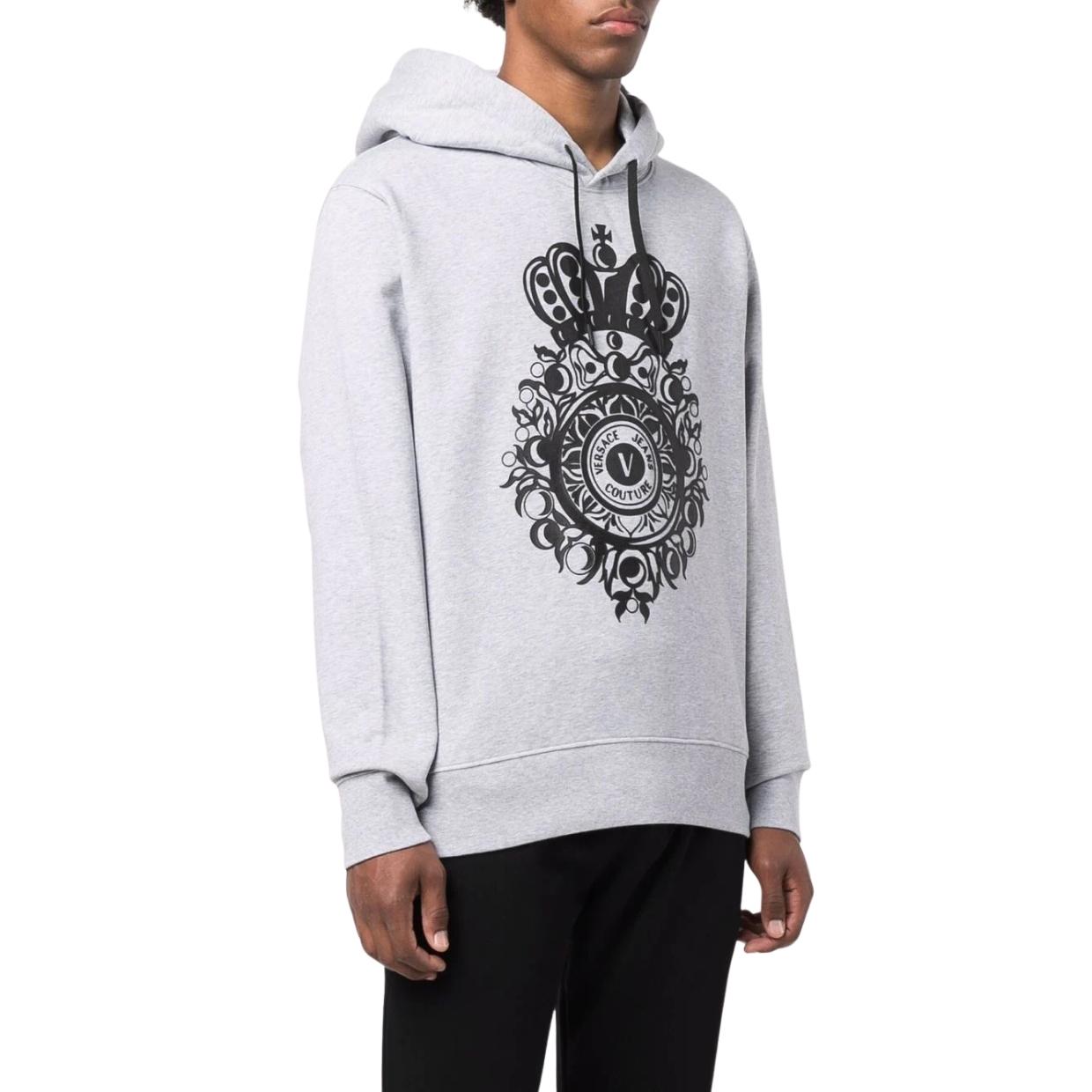 Versace gold hotsell hibiscus print hoodie