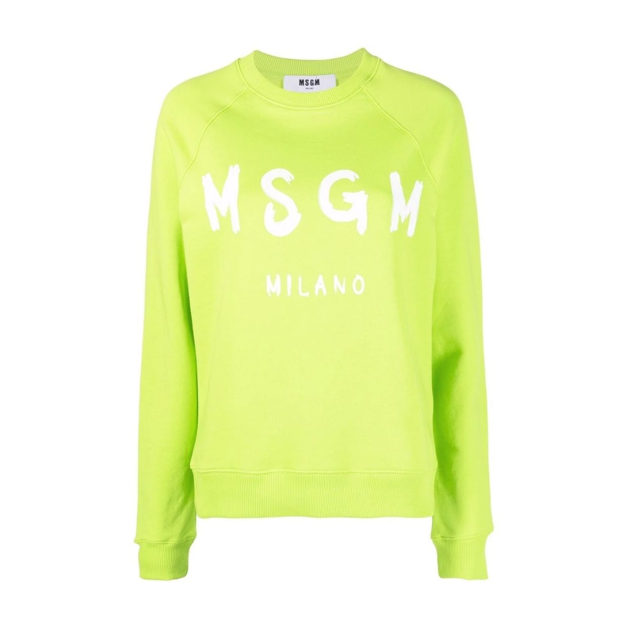 MSGM Lime Green Sweatshirt