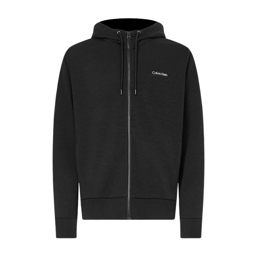 Calvin Klein Black Interlock Micro Logo Hoodie