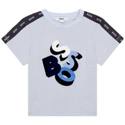 BOSS Baby Blue Logo T-Shirt & Shorts Set