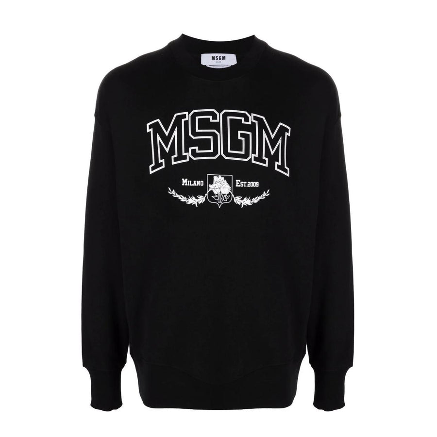 MSGM Black Est.2009 Sweatshirt