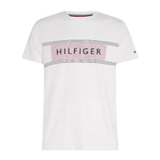 Tommy Hilfiger Logo Slim Fit White T-Shirt