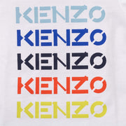 Kenzo Kids Repeat Logo White T-Shirt