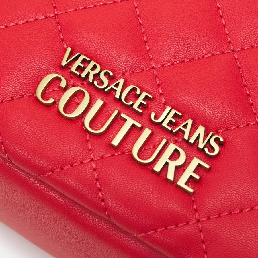 Versace Jeans Couture Red Quilted Crossbody Bag