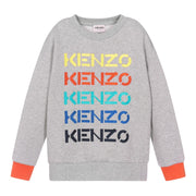 Kenzo Kids Repeat Embroidered Logo Sweatshirt