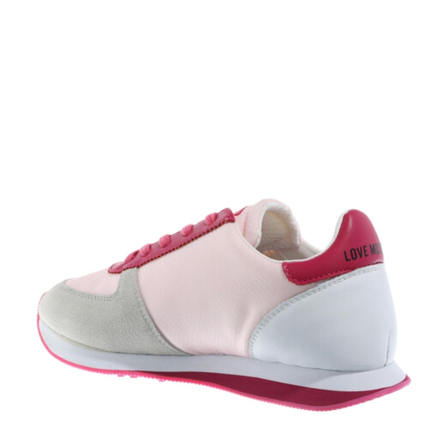 Love Moschino Pink Walk Love Logo Trainers