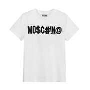 Moschino Kids White Slogan T-Shirt