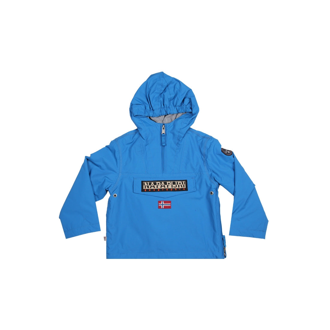 Napapijri Junior Blue Rainforest Pullover Jacket Retro Designer Wear