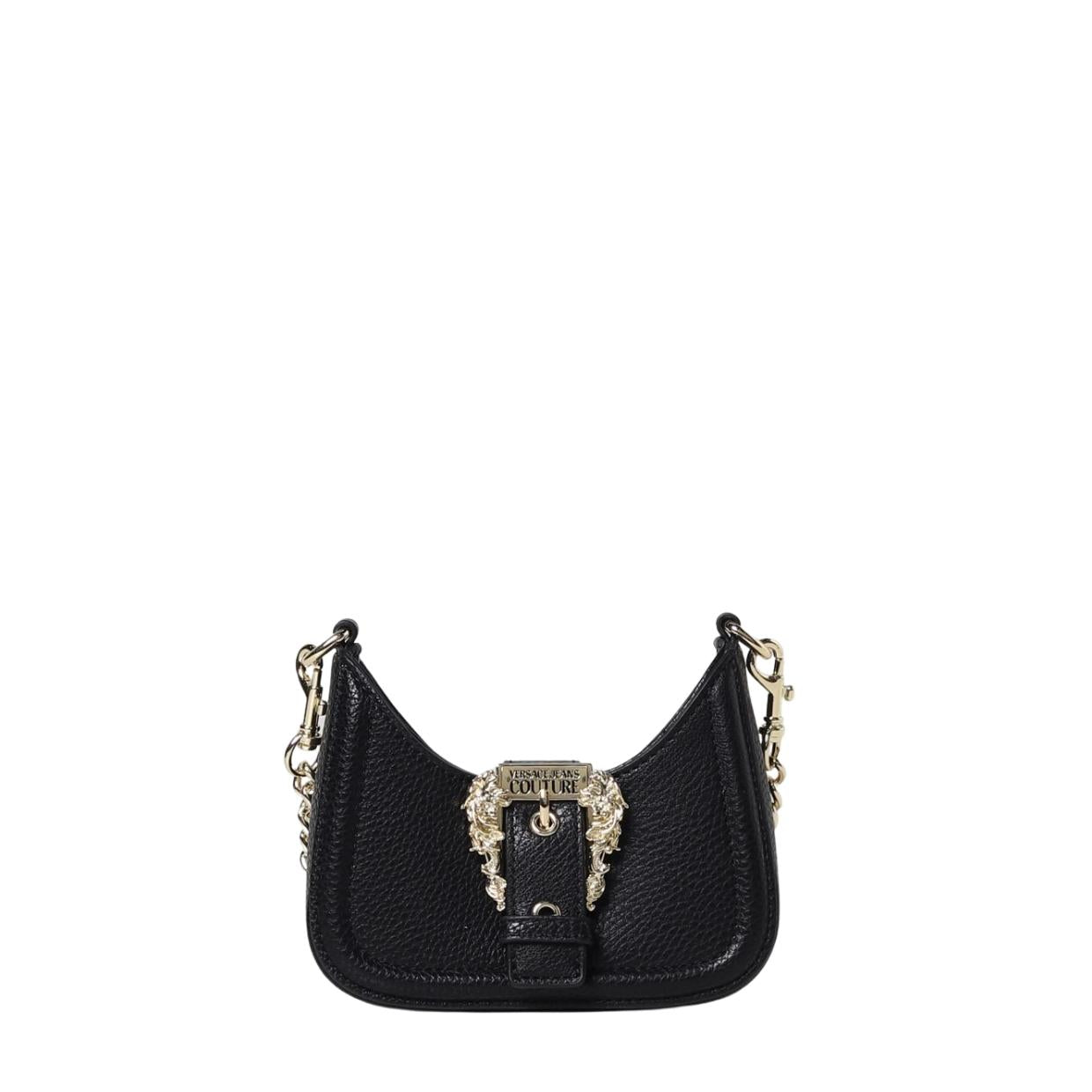 Totes bags Versace - Black leather girl shoulder bag - 10079421A056601B00V