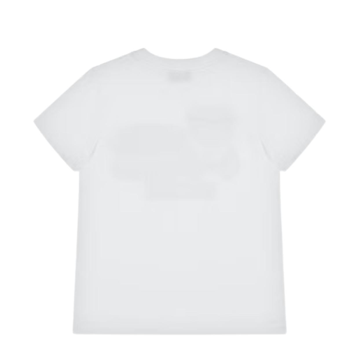 Moschino Kids White Teddy Print Logo T-Shirt