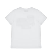 Moschino Kids White Teddy Print Logo T-Shirt