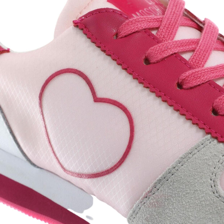 Love Moschino Pink Walk Love Logo Trainers