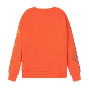 Kenzo Kids Tiger Logo Orange Sweatshirt