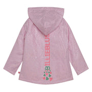 Billieblush Glitter Dots Pink Raincoat