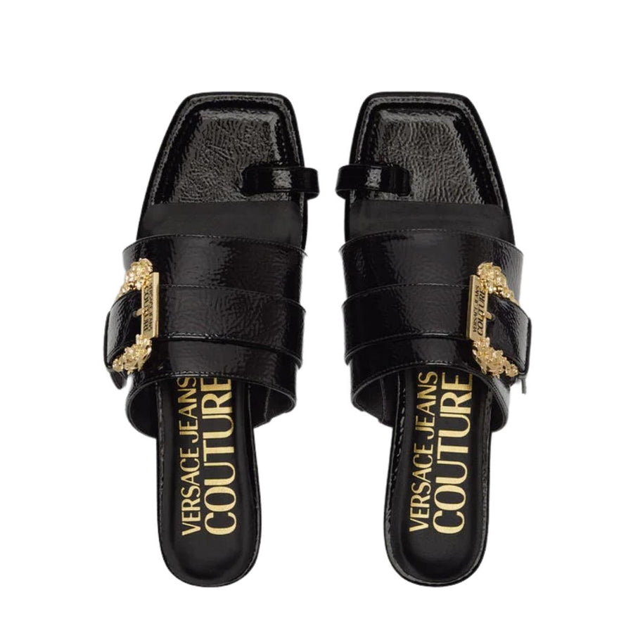 Versace Jeans Couture Millie Baroque Buckle Mules