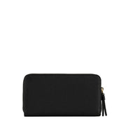 Emporio Armani Black Print Logo Zip Around Wallet