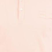 BOSS Passenger Logo Patch Pink Polo Shirt