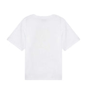 Moschino Kids White Diamantes Logo T-Shirt