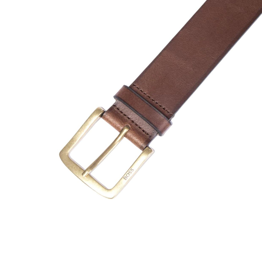 BOSS Brown Leather Joy Belt